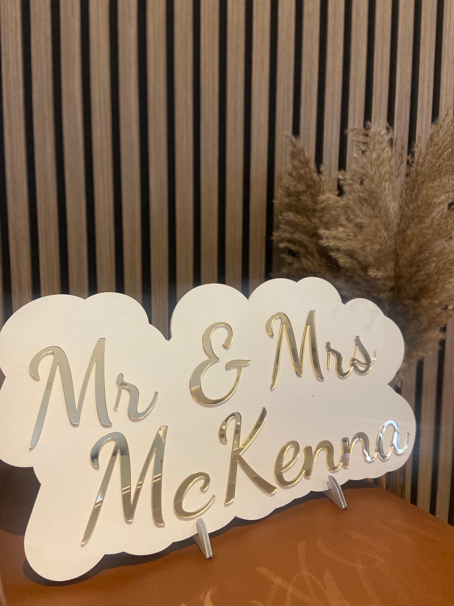 Mr & Mrs Wedding Sign