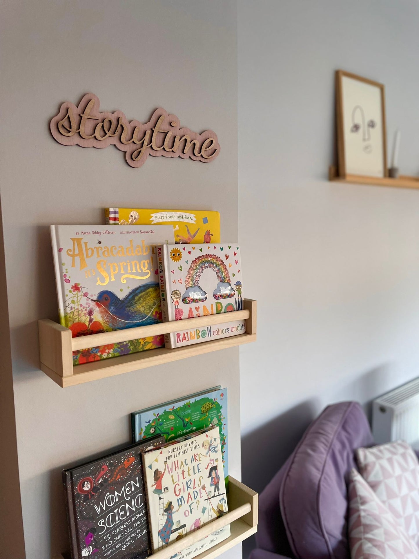 Storytime wall sign