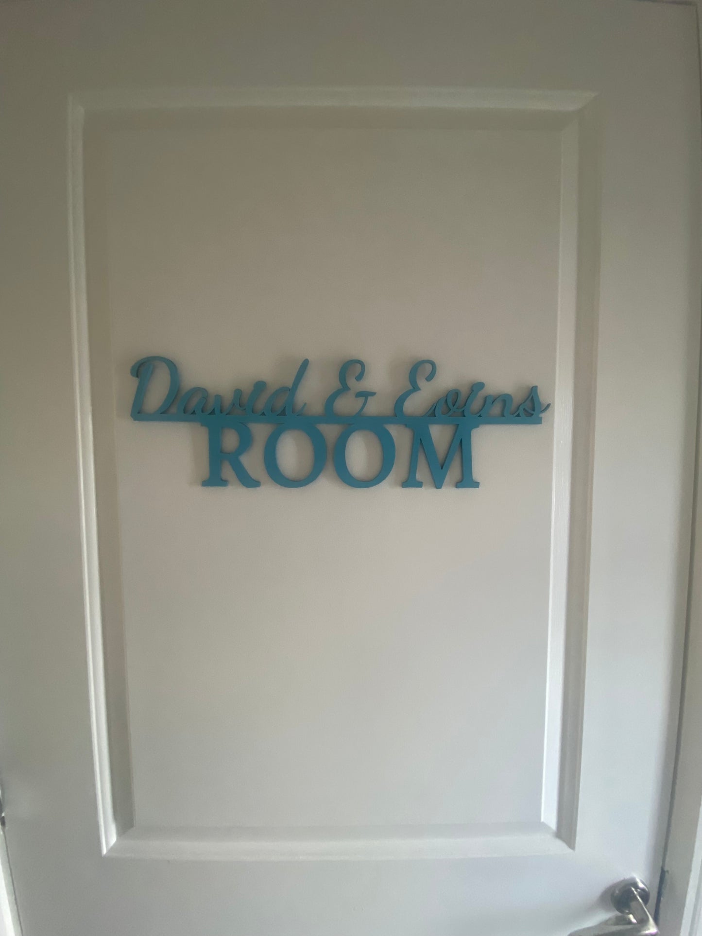 Personalised Bedroom Sign