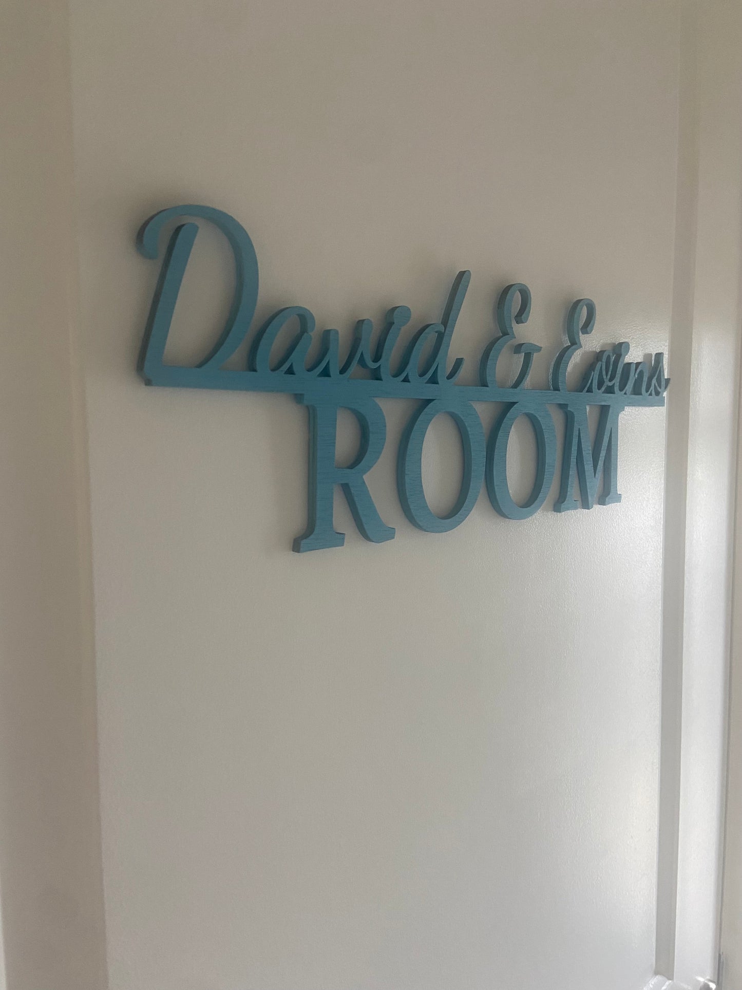 Personalised Bedroom Sign