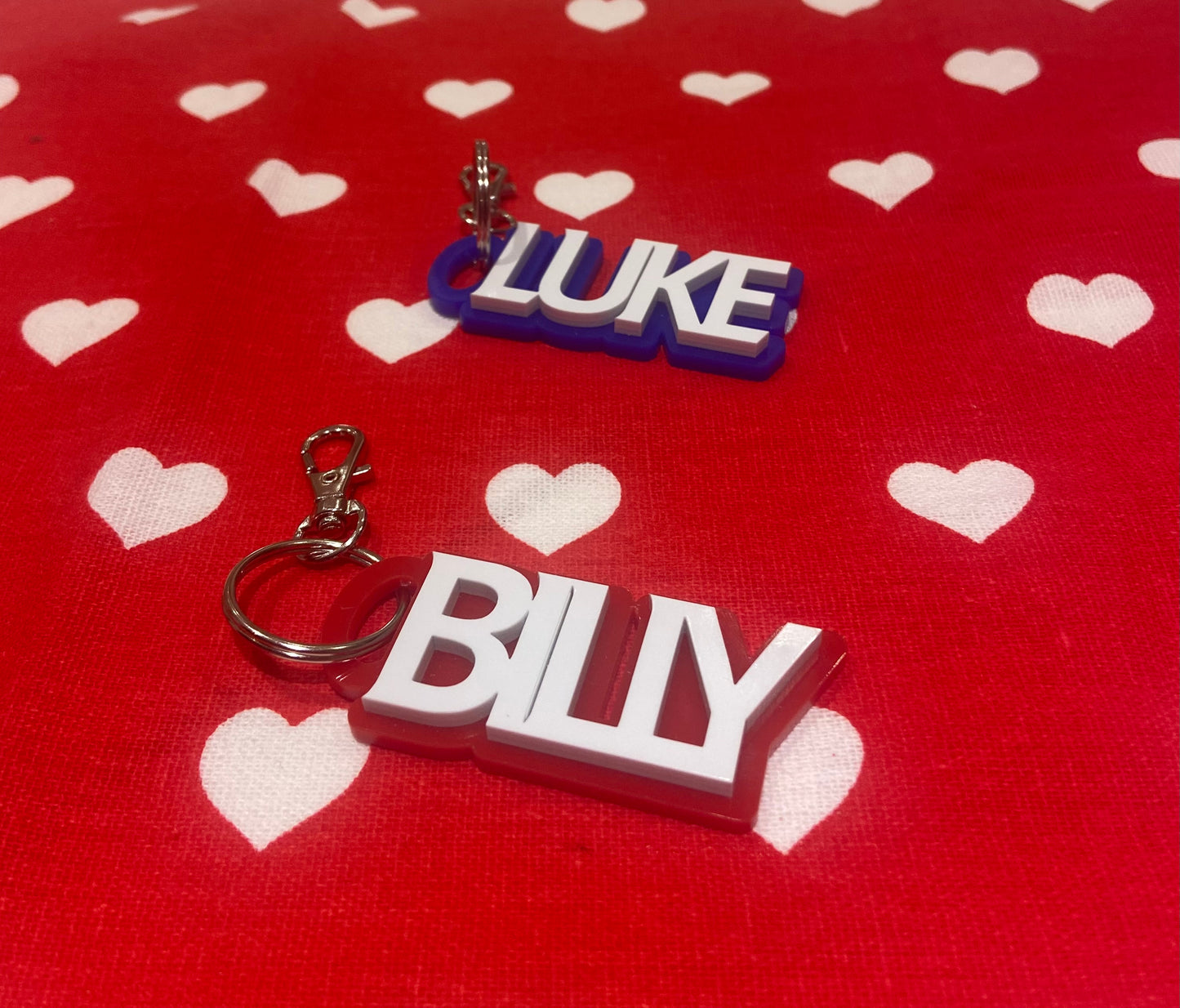 Personalised Acrylic Keyring