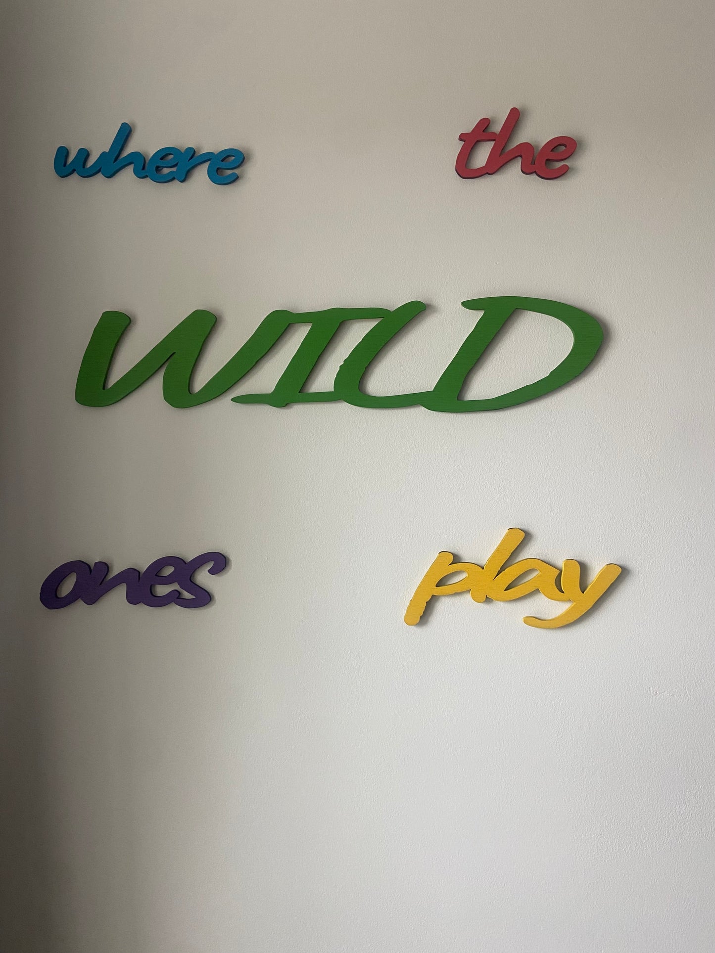 Where the wild ones play room sign