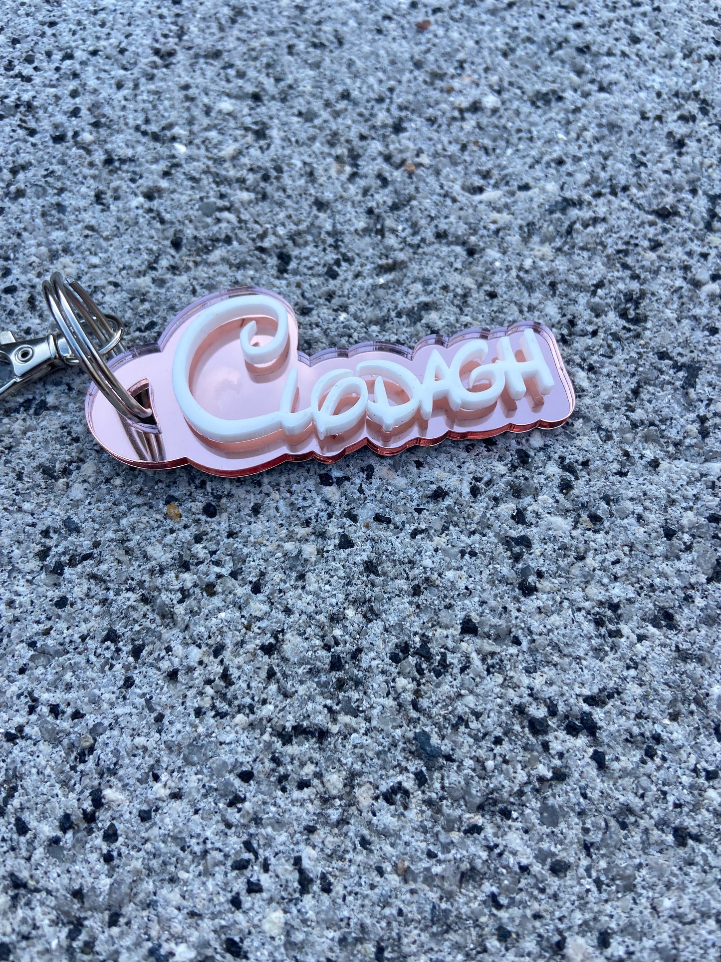 Personalised Acrylic Keyring