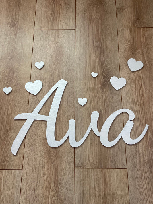 Wall Name with love hearts 💕