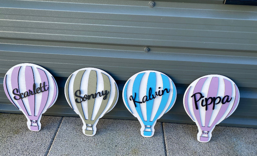 Hot Air Balloon Wall Decor