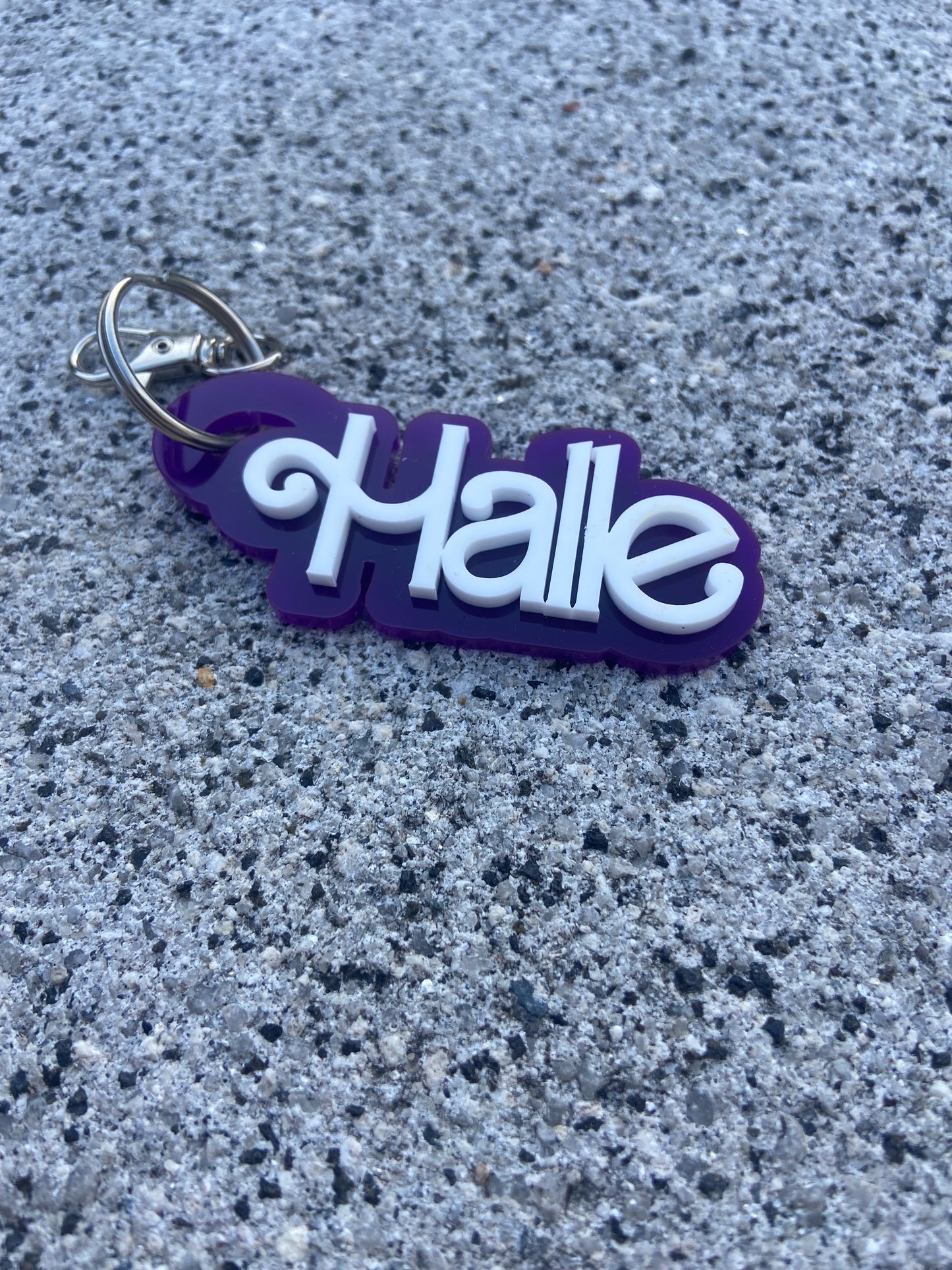 Personalised Acrylic Keyring