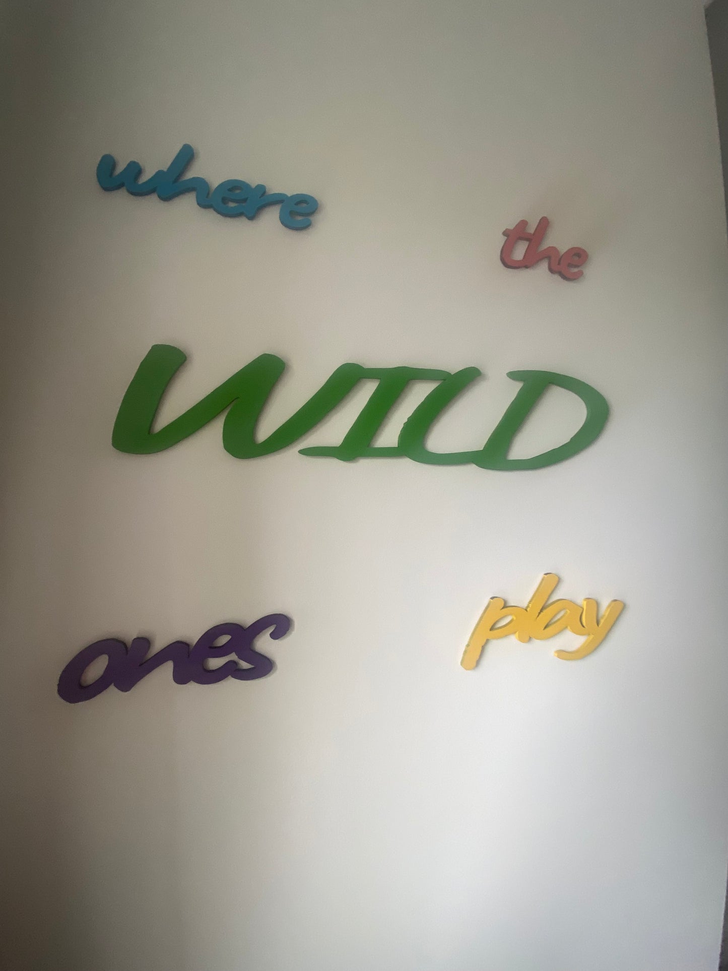 Where the wild ones play room sign