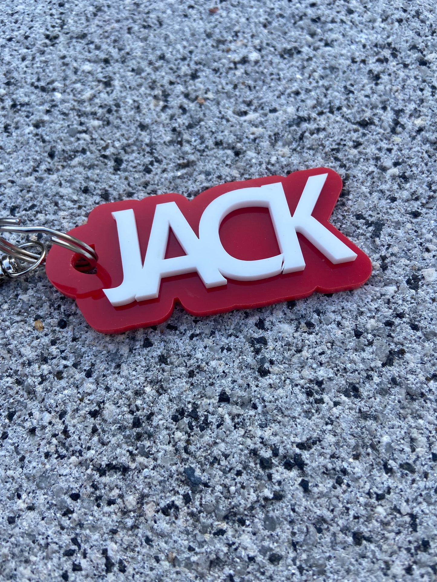 Personalised Acrylic Keyring