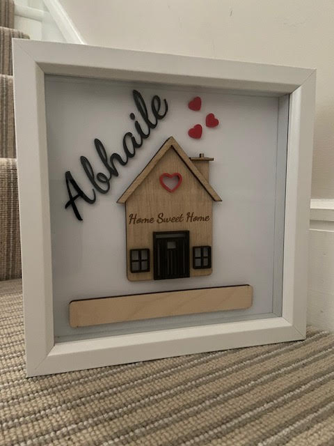 New Home White Box Frame