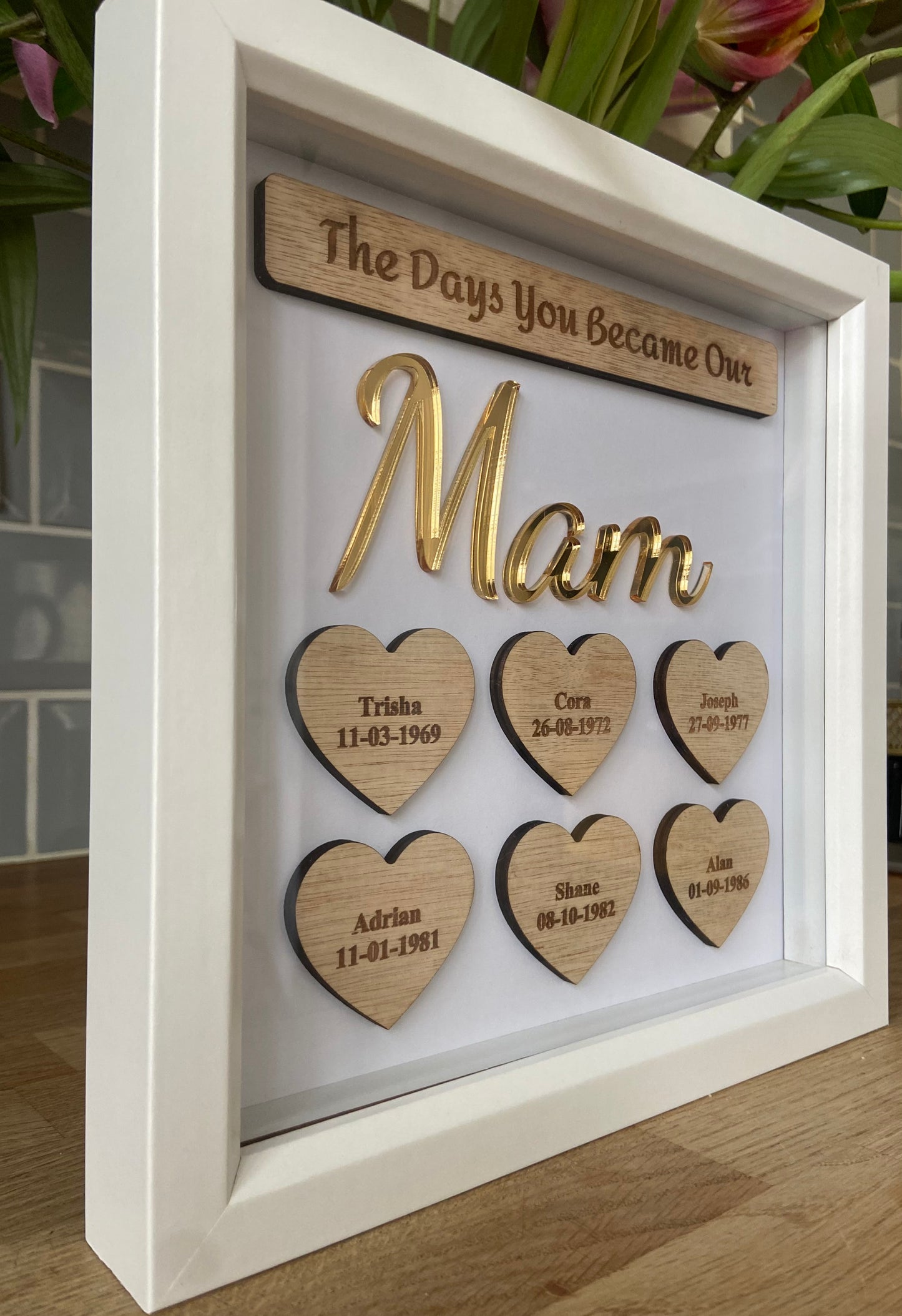 Personalised Mum box frame